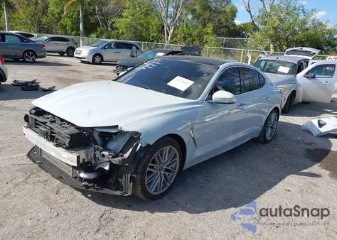 2020 Genesis G70 2.0T Rwd из США, поврежденный, VIN KMTG34LA2LU063715